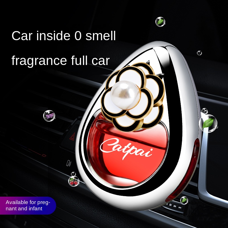 Dụng Cụ Khuếch Tán Nước Hoa Trang Trí Xe Hơi Hình Hoa Trà