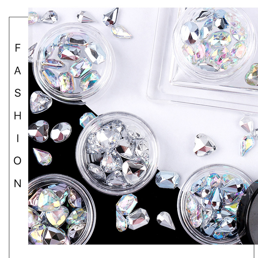 [Hàng mới về] Hộp Phụ Kiện Trang Trí Móng Tay 3D Nghệ Thuật