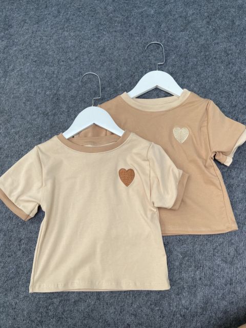 Áo Croptop Thêu Tim Cute Tuyết's House
