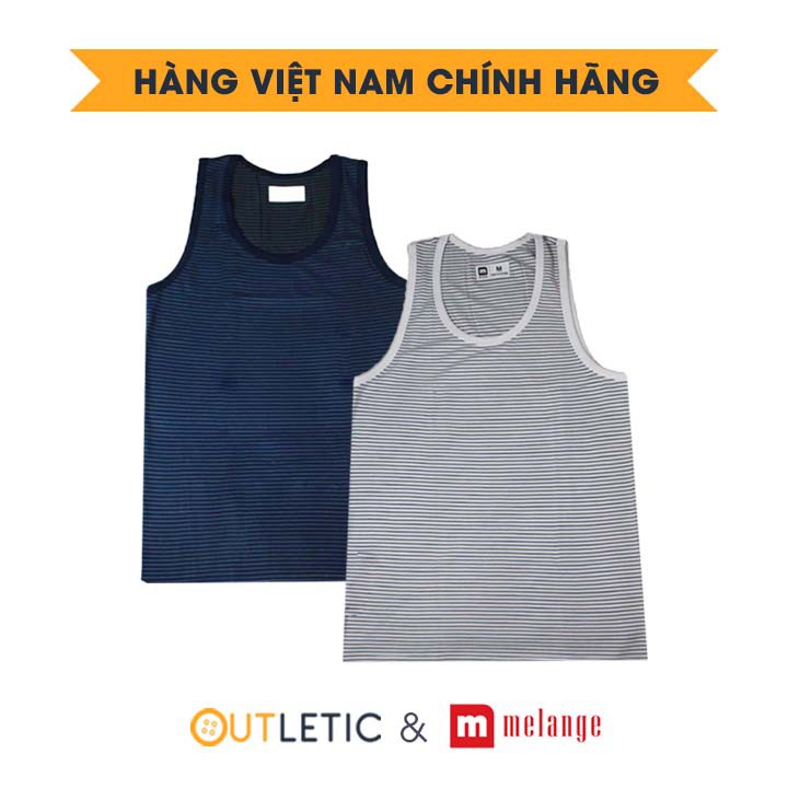 Áo ba lỗ nam sợi tre tự nhiên cao cấp Melange MB.41.04 – Hàng Việt Nam chính hãng