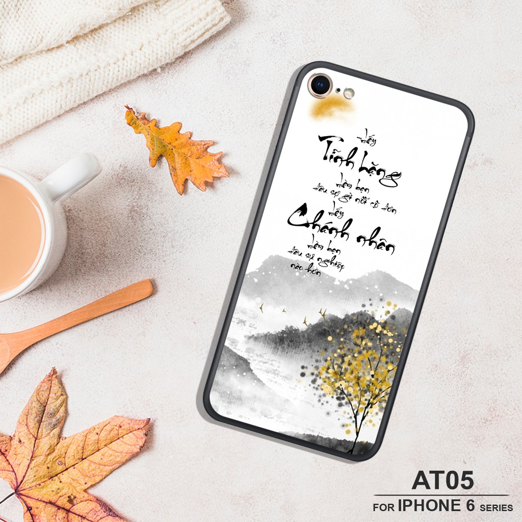 Ốp lưng IPHONE IN HÌNH CHỮ THƯ PHÁP dành cho IPHONE 5/5S-6/6S-6/6S PLUS-7/8-7/8 PLUS