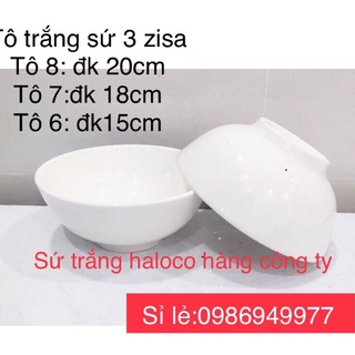 Tô khum bún phở- tô loe bún phở hàng trắng sứ cao cấp