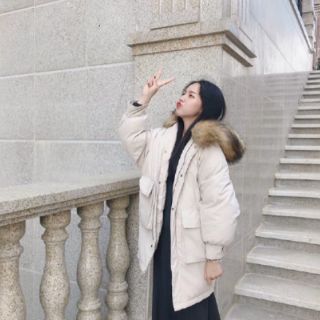 Áo phao nữ dáng dài