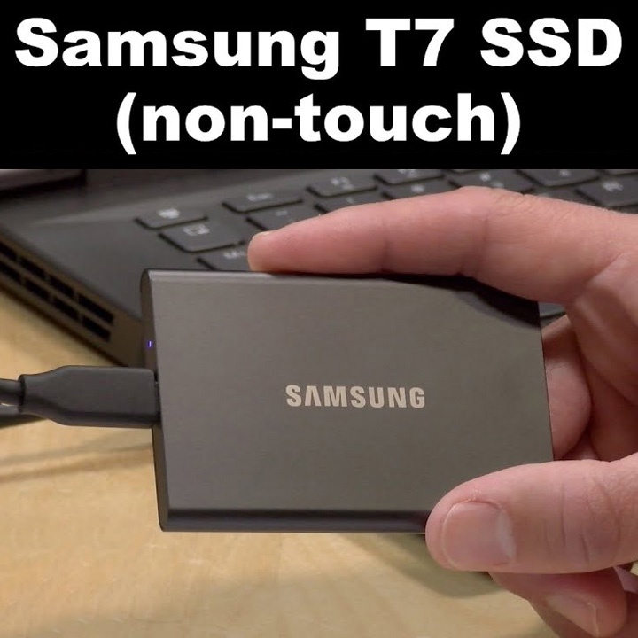 Ổ cứng SSD di động USB3.2 Samsung T7 500GB - bảo hành 3 năm