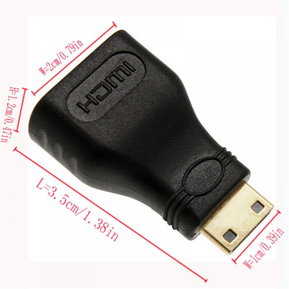 [Mã ELORDER5 giảm 10K đơn 20K] Đầu kết nối chuyển hóa HDMI Mini sang HDMI - Loại tốt