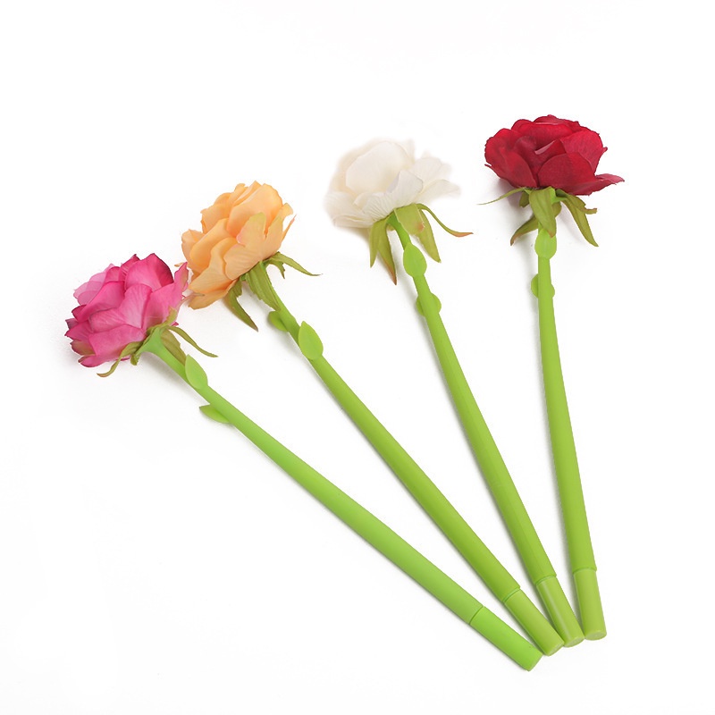 1 Bút Mực Gel Hình Hoa Hồng Sáng Tạo