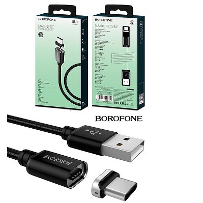 cáp sạc từ hít nam châm borophone bu1 micro chính hãng
