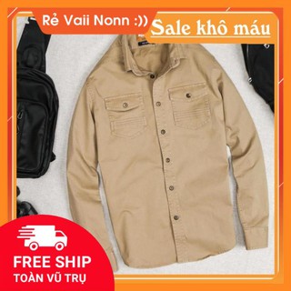 Áo sơ mi denim nam 5 màu musland