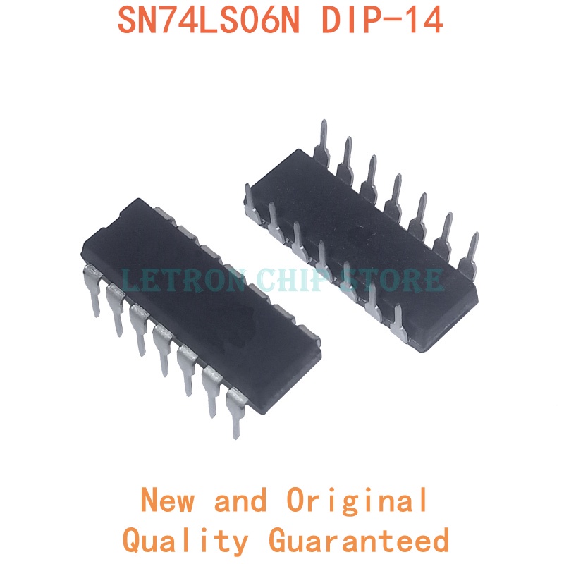 Bộ 10 linh kiện điện tử SN74LS06N DIP14 SN74LS06 DIP 74LS06N 74LS06 DIP-14 HD74LS06P IC