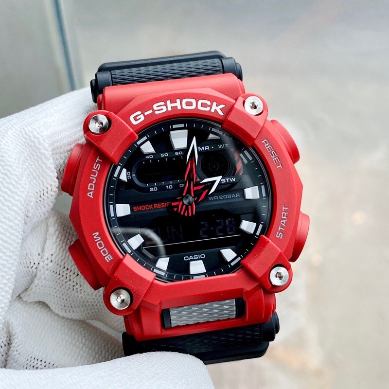 Đồng hồ kim điện tử nam dây nhựa Casio Gshock GA900 4A