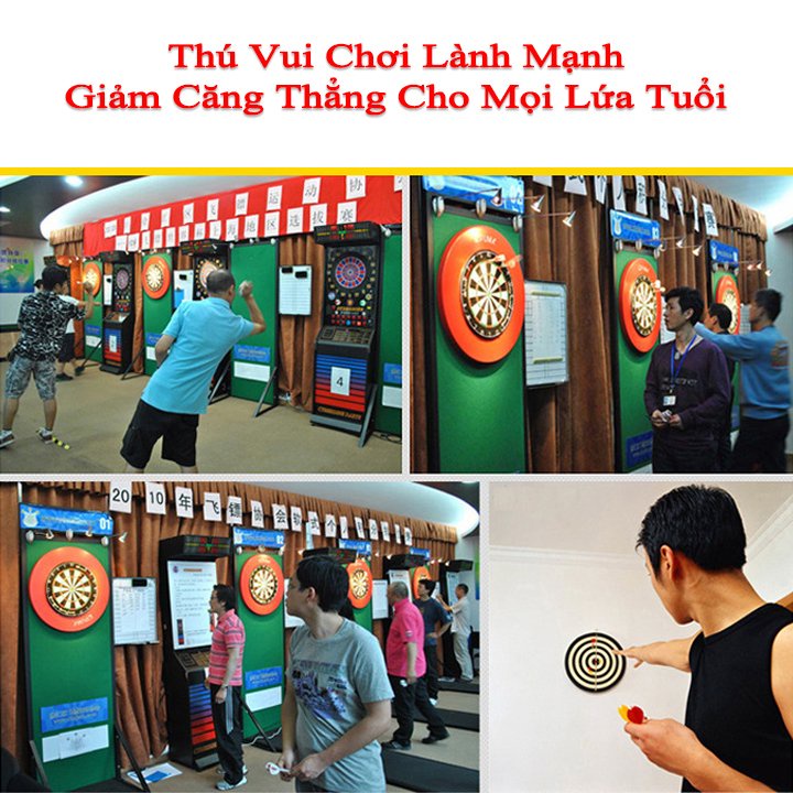 Bộ Bảng Phóng Phi Tiêu An Toàn Cao Cấp Kèm 6 Mũi Phi Tiêu Cho Bé