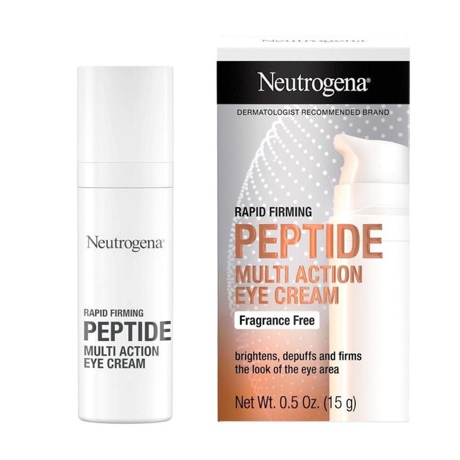 Kem Dưỡng Mắt Neutrogena Rapid Firming Peptide Multi Action Eye Cream (15g)