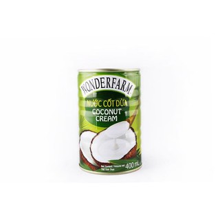 Nước Cốt Dừa Wonderfarm Không Khóa 400Ml