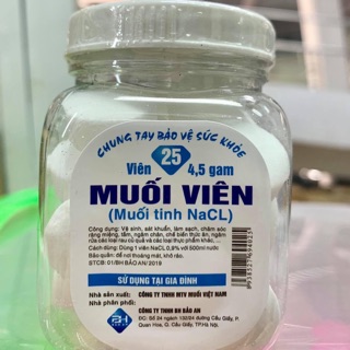 Muối Natri dạng viên