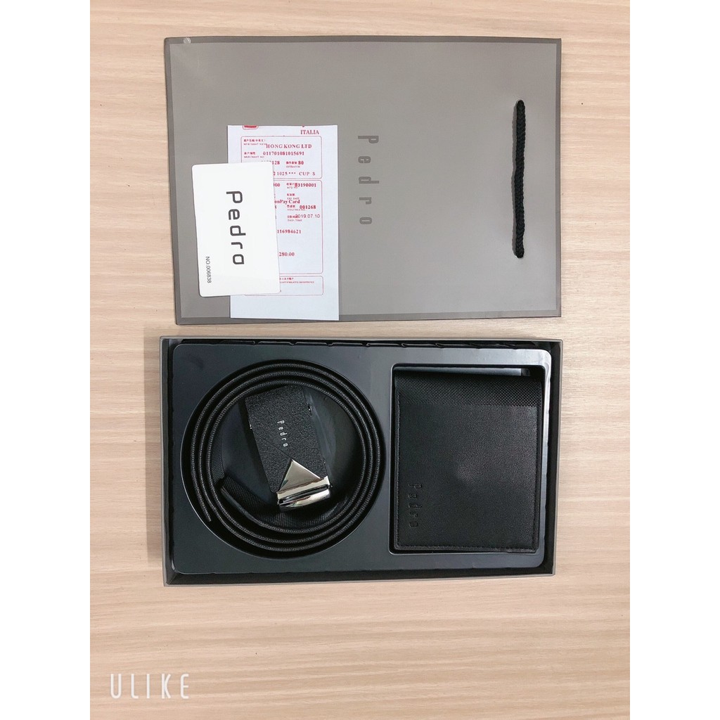 Set Ví + Dây Lưng Pedro Fullbox ( Tặng Túi Giấy)  Quà Cho Nam