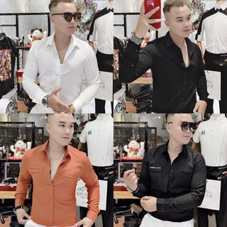 Áo sơ mi Vải Đũi cao cấp hàng thiết kế tại xưỡng vãi sợi tự nhiên cực kỳ mát giải nhiệt tốt