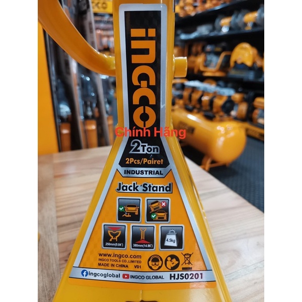 INGCO Đội kê 2 tấn HJS0201