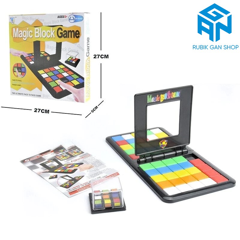 Đồ Chơi Trí Tuệ Rubik's Race - Magic Block Game Board Game Đối Kháng 2 Người Cực Hấp Dẫn, Luyện Phản Xạ Rubik Race