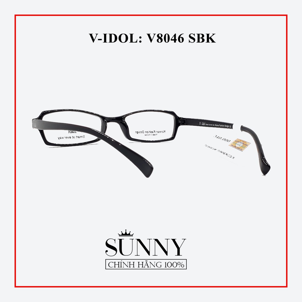 Gọng kính chính hãng V-idol V8046 màu sắc thời trang, thiết kế dễ đeo bảo vệ mắt