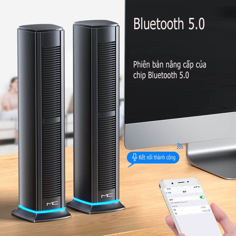 Loa Vi Tính Bluetooth MC Maicong F3 Âm Bass Cực Mạnh