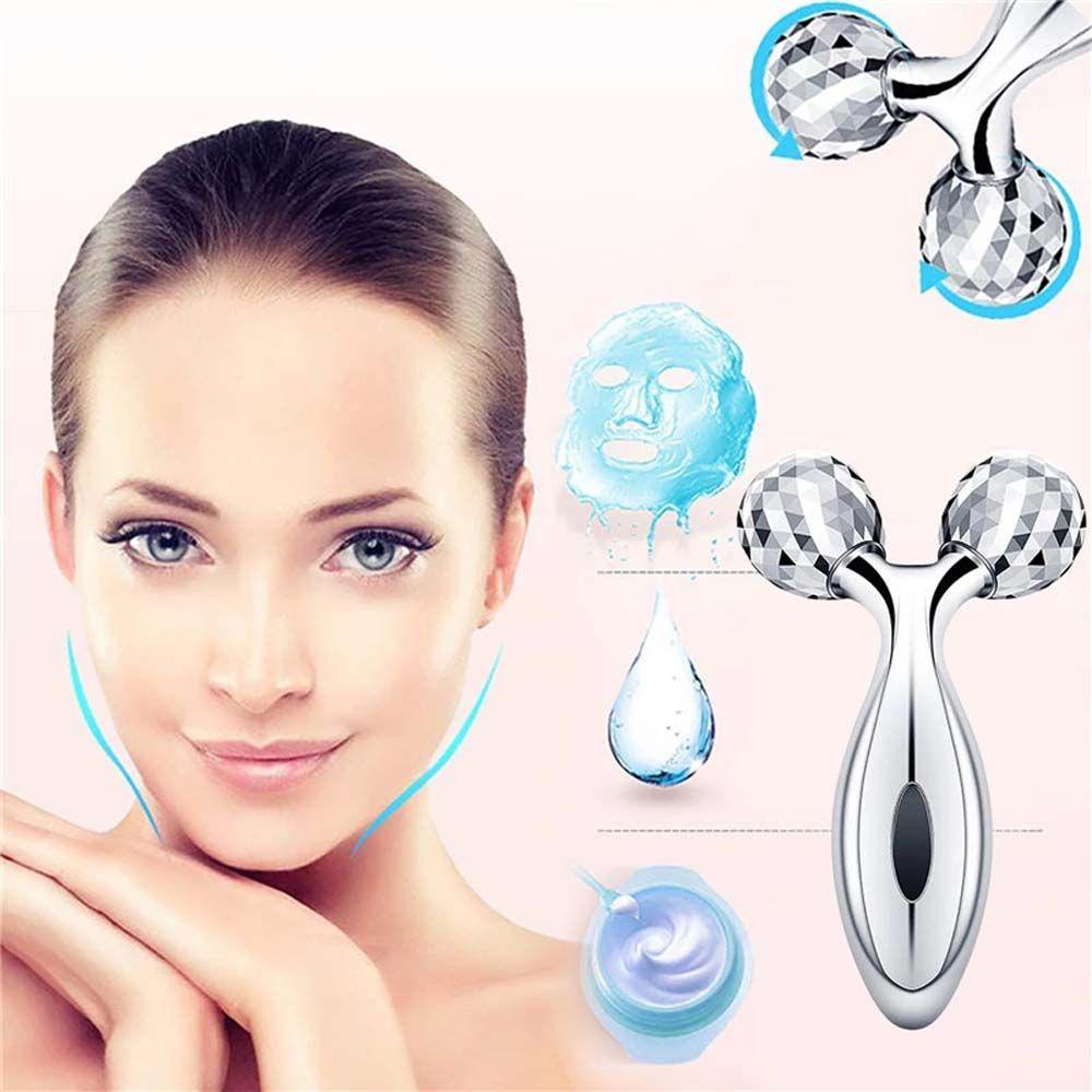 ANEMONE Thanh Lăn Massage 3D Xoay 360 Độ Giúp Làm Săn Chắc Da Mặt Giảm Nếp Nhăn