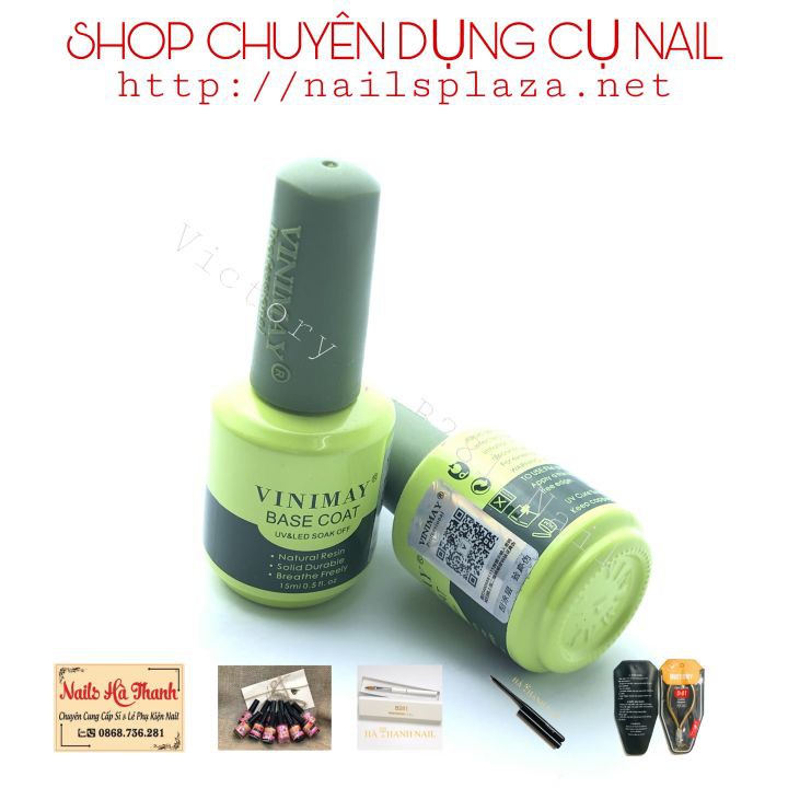 [ Hàng Chính Hãng ] Base Vinimay , Base Coat, Gel Liên Kết 15ml