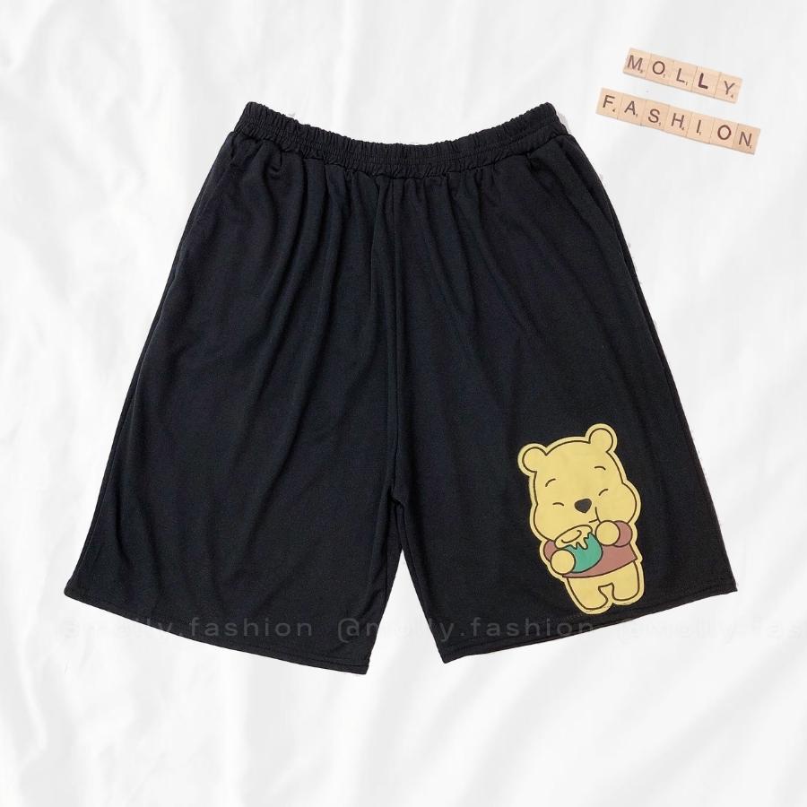 Quần Short lửng Cartoon Unisex BST 02 ❤️ Quần đùi hoạt hình mặc nhà nam nữ Freesize Molly Fashion