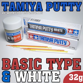 Tamiya Putty Basic - Tamiya Putty White - Sửa Chữa Mô Hình Gundam - Mô Hình Quân Sự