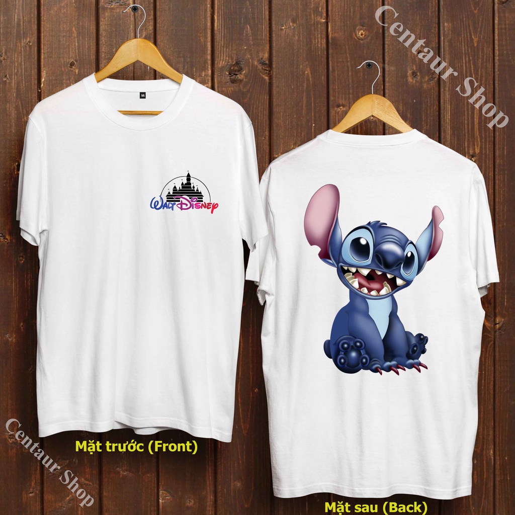 Áo Lilo and Stitch 2 mặt nam đẹp ngắn tay cực chất cute dễ thương H37LAS004