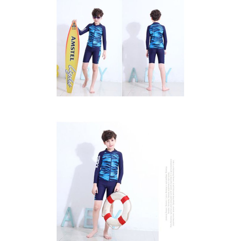 Đồ bơi bé lớn dài tay chống nắng bigsize | BigBuy360 - bigbuy360.vn