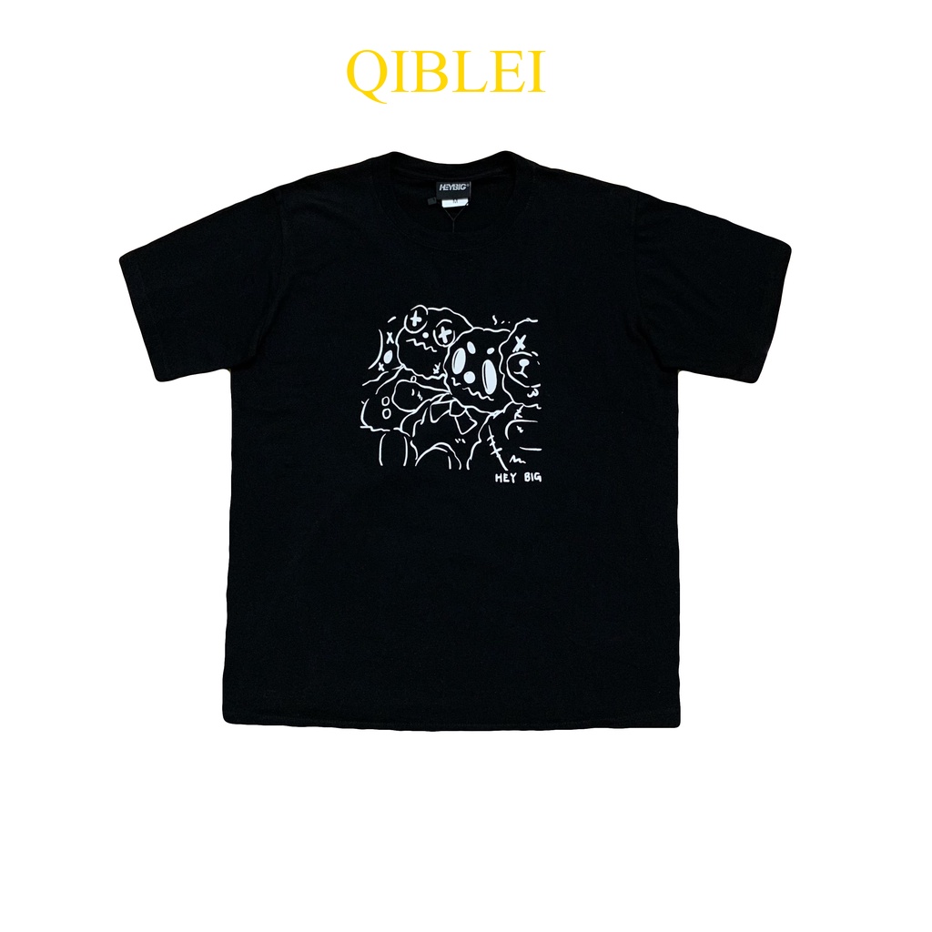 Áo Thun Unisex In Hình Đôi Bạn - QIBLEI