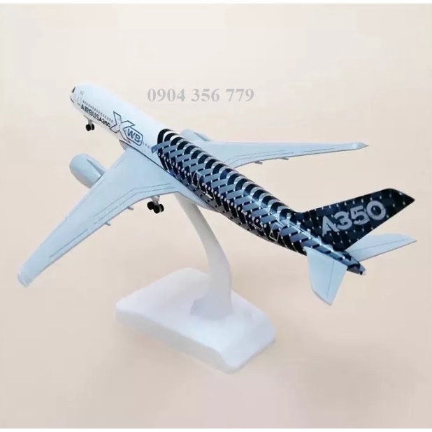 Mô hình máy bay tĩnh Airbus A350-XWB 20cm có bánh xe