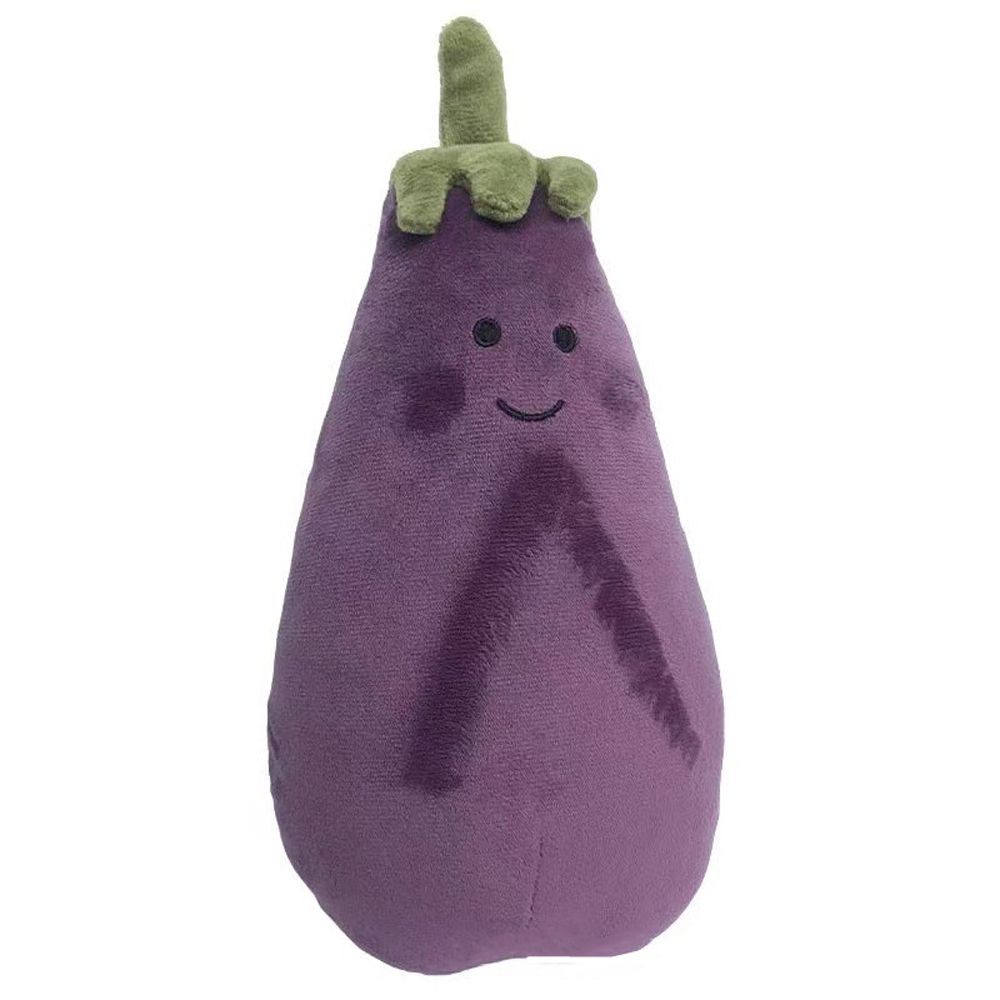 Đồ chơi nhồi bông hình quả cà tím/ khoai tây/ dưa leo 25cm dùng trang trí phòng