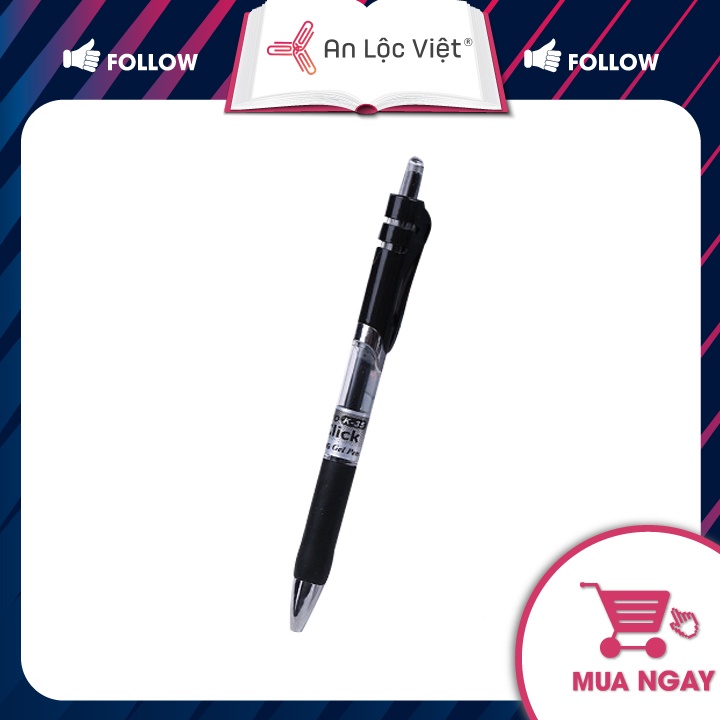 Combo 5 Bút Bi Gel 0.5mm Smooth K-35 Đa Dạng Màu Sắc