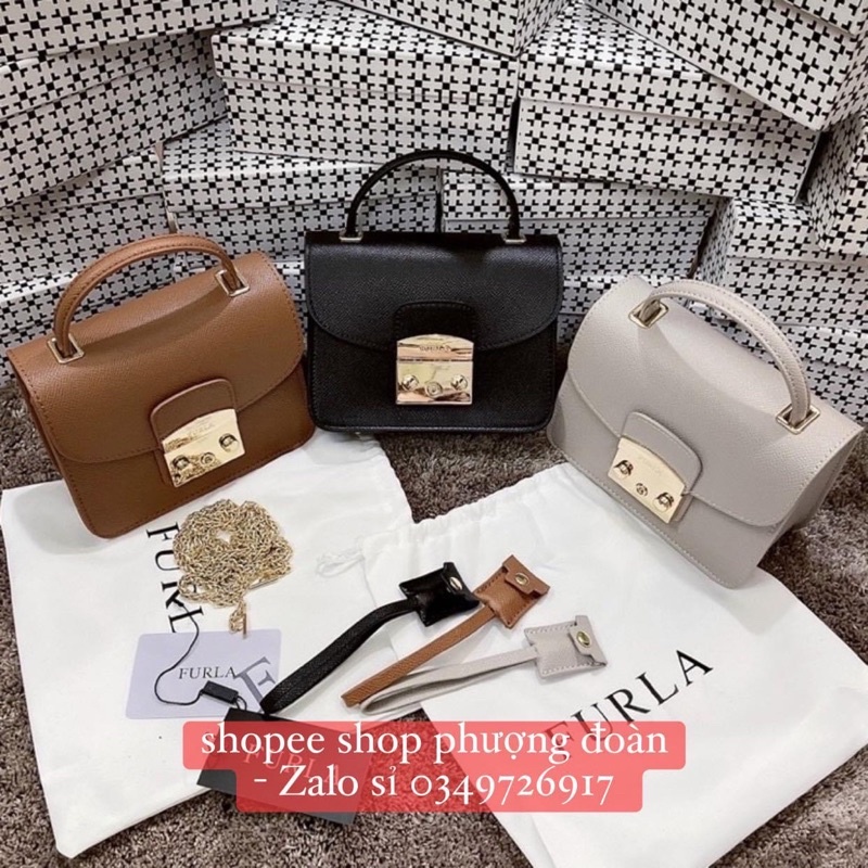 Túi F có quai XUẤT Xịn size 18cm-25cm FULL BOX vừa ĐT