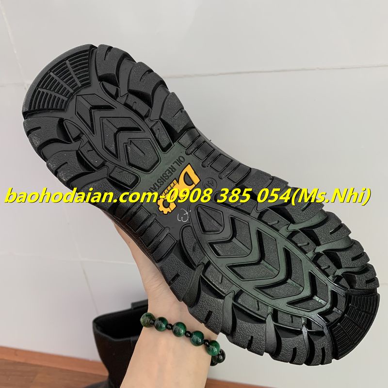 Ủng da bảo hộ lao động chính hãng DH Group- Hình thật