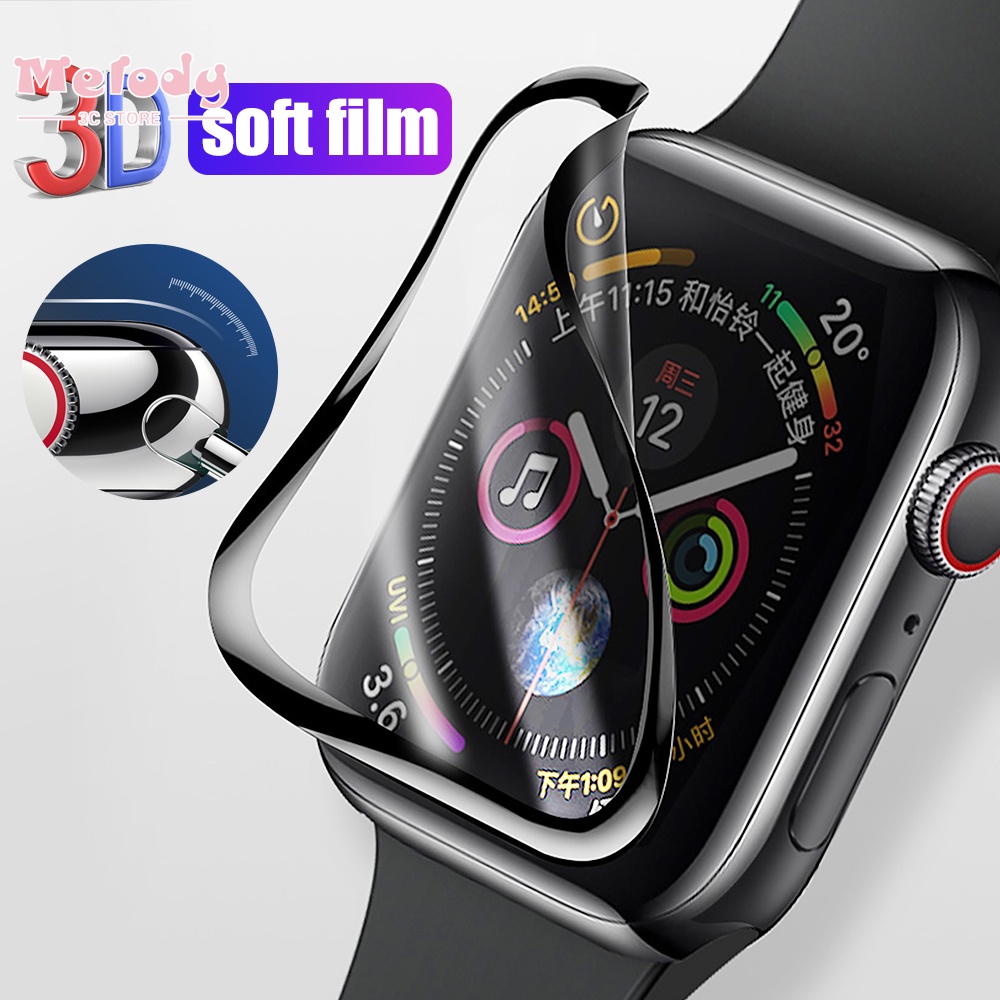 Miếng Dán Bảo Vệ Màn Hình 3D 45MM 41MM Cho iwatch Series 7 6 5 4 3 SE Kính