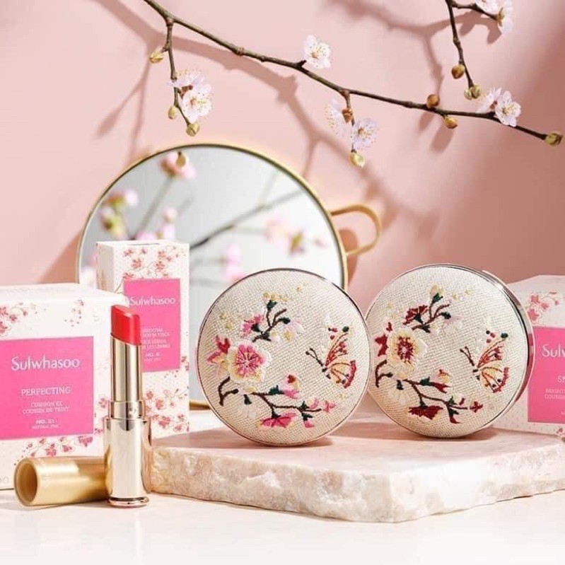 Phấn Nước Sulwhasoo Snowise Bringtening Cushion❤️LÕI THAY THẾ❤️mỏng nhẹ-mịn tệp da-kiềm dầu-căng mịn lõi thay thế 15g | BigBuy360 - bigbuy360.vn