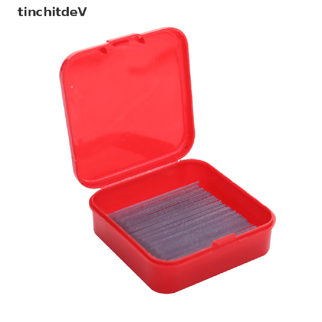 Hộp 60 Băng Keo Hai Mặt Hình Vuông Siêu Dính Trong Suốt Chống Thấm Nước Không Để Lại Dấu Vết