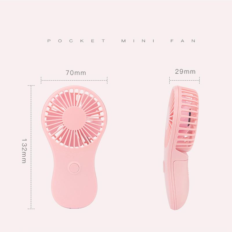 Quạt Điện USB Cầm Tay Mini 2 Tốc Độ Yên Tĩnh Cho Nhà Ở / Văn Phòng / Xe Hơi