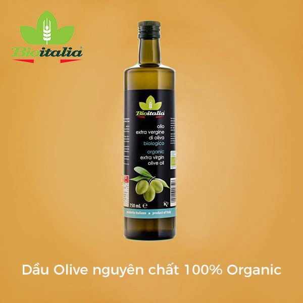 Dầu olive siêu nguyên chất hữu cơ Bioitalia Extra Virgin Olive Oil 250ml