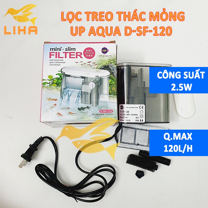 Máy Lọc Thác Hồ Cá Thủy Sinh | UP AQUA - Slim Filter DSF120 | DSF230