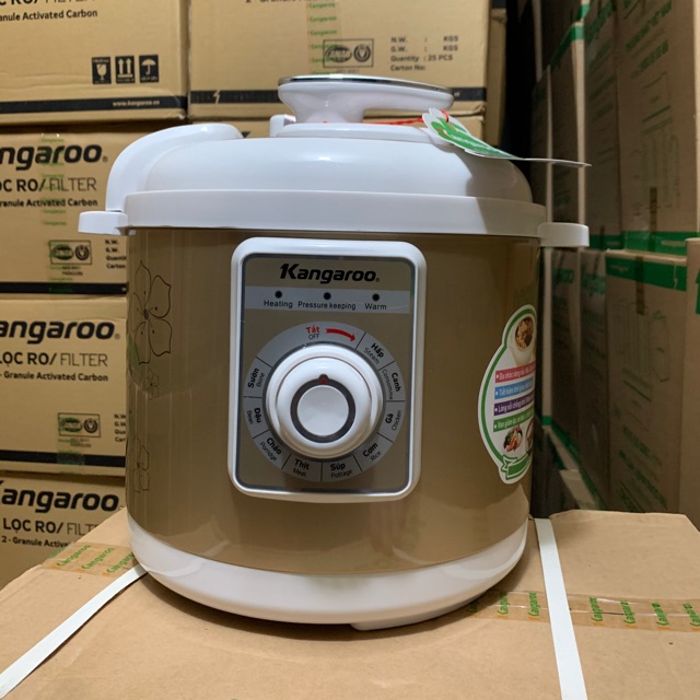 Nồi áp suất Kangaroo Kg137 loại cơ 6 lít