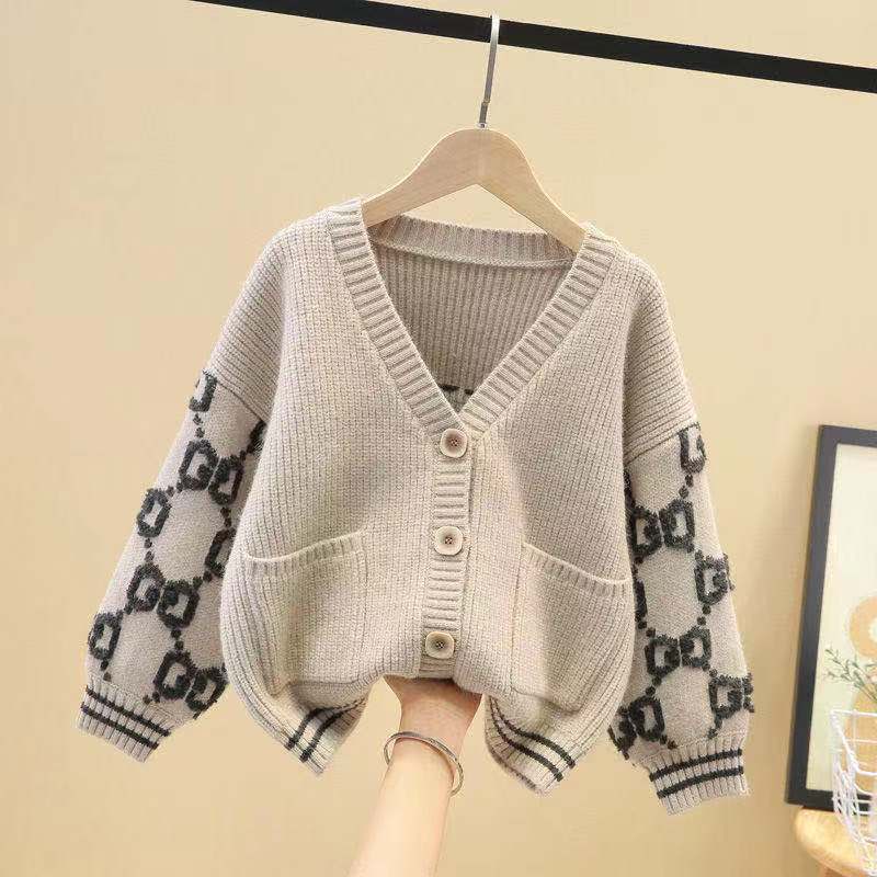 Áo Khoác cardigan Dệt Kim Thời Trang Hàn Quốc Cho Bé Trai