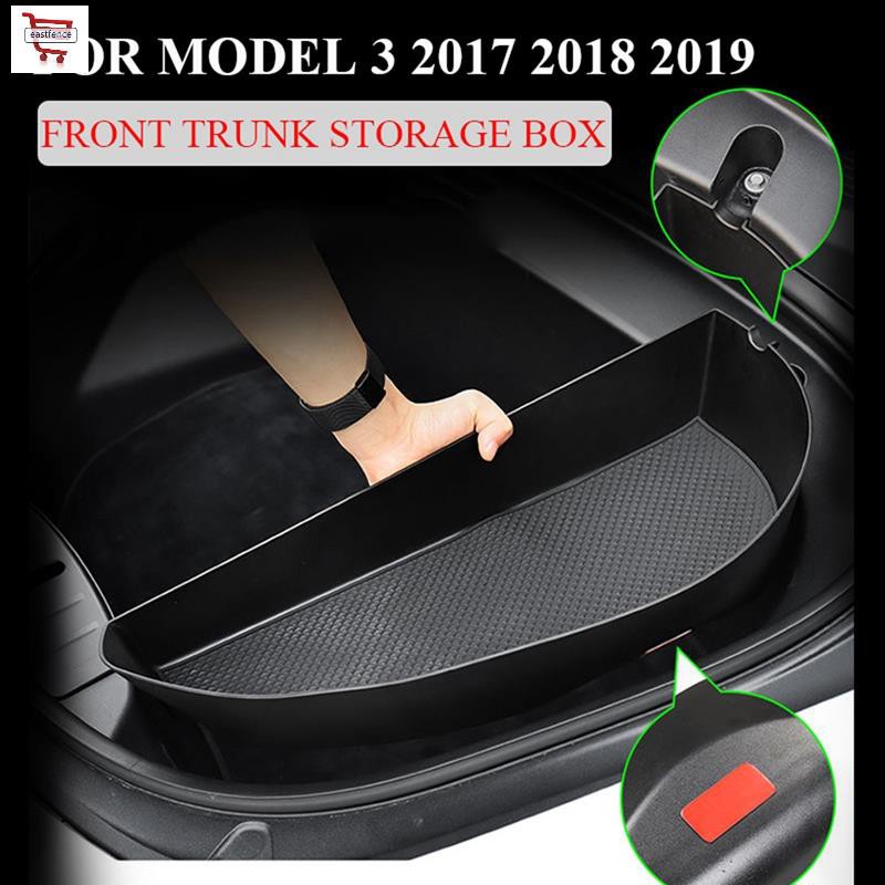 for Tesla el 3 2017-2019 Front Trunk Storage Box Trunk Storage Tray Interior ification Accessories