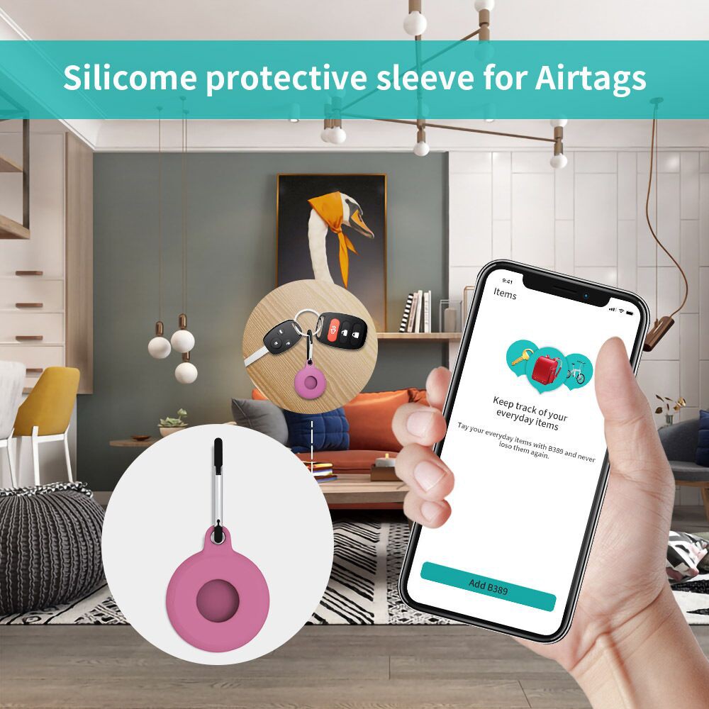 Silicone Vỏ Silicon Bảo Vệ Hộp Sạc Tai Nghe Airpods Chống Sốc / Trầy Xước / Rơi / Thất Lạc / Rơi Vỡ