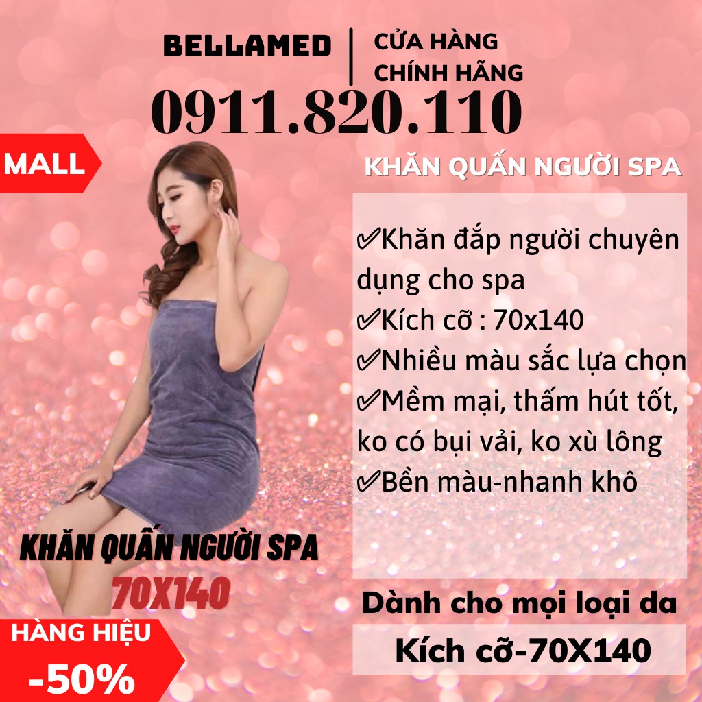 Khăn đắp người spa kích thước 70x140