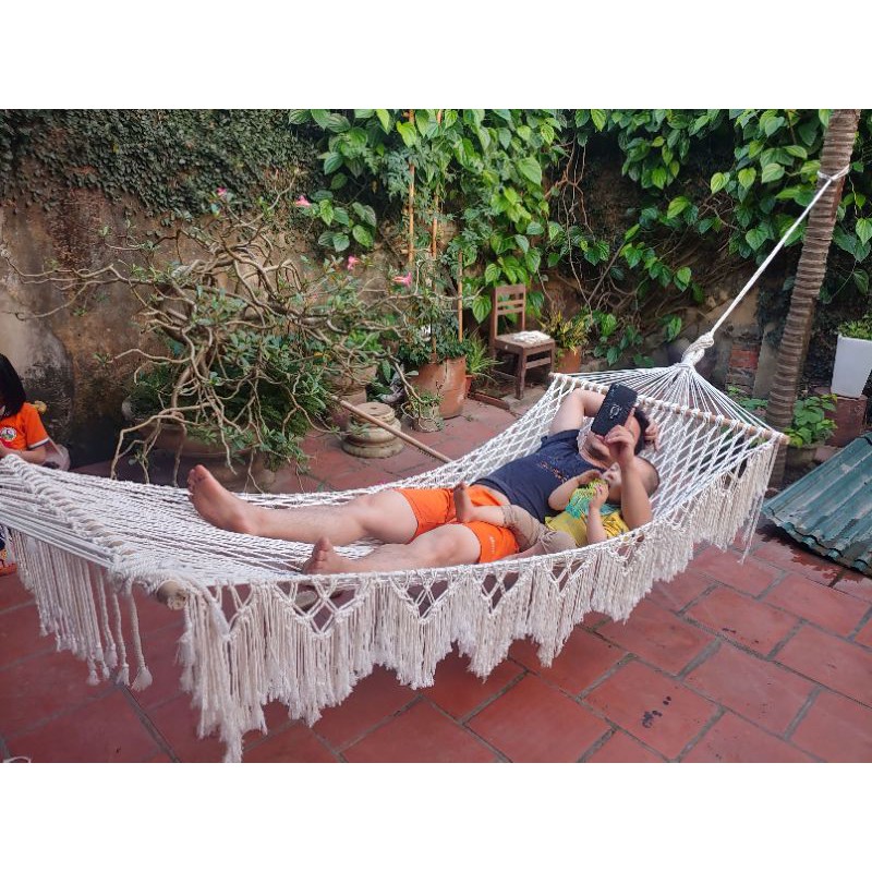 Võng bãi biển macrame / Macrame Hammok