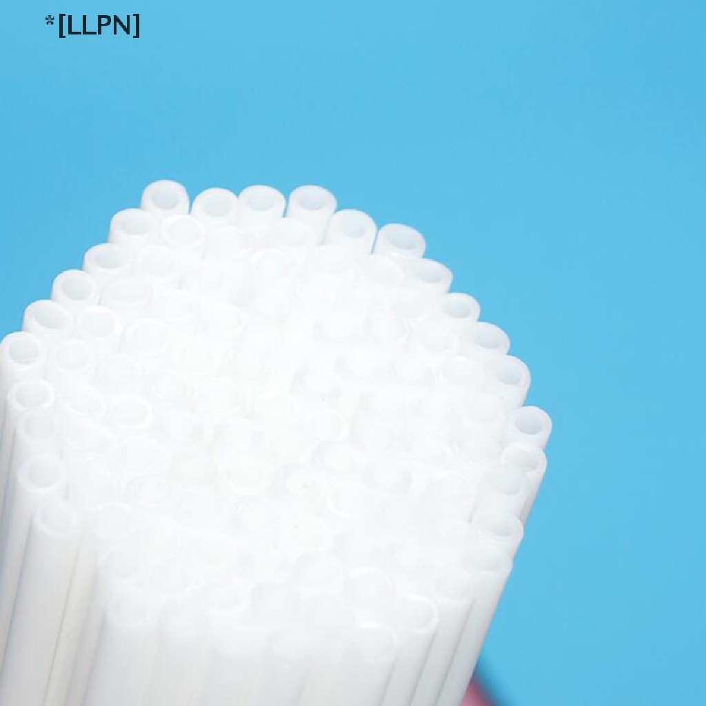 Bộ 100 Que Nhựa Trắng Dùng Làm Kẹo Mút