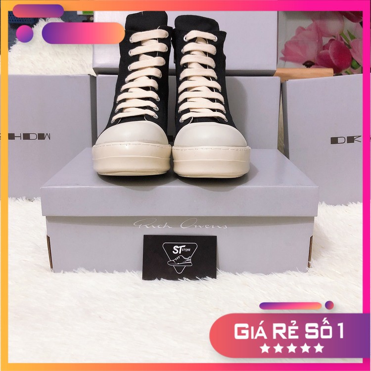 [Thanh Lý Xả Kho] Giày Rick Owens Cổ Cao Đế vani thơm phức Tặng Hộp Bill Tất Lọ Vệ sinh Giầy | BigBuy360 - bigbuy360.vn